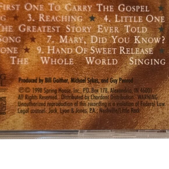 Gaither Gospel CD Still The Greatest Story Ever Told 1998 Southern Gospel - Picture 5 of 7